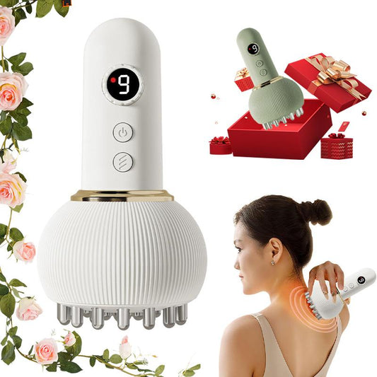 Deep Tissue Massage Device, Multi-Mode Home Portable Muscle Relaxer, Deep Heating Massager, Ideal Gift for Elders