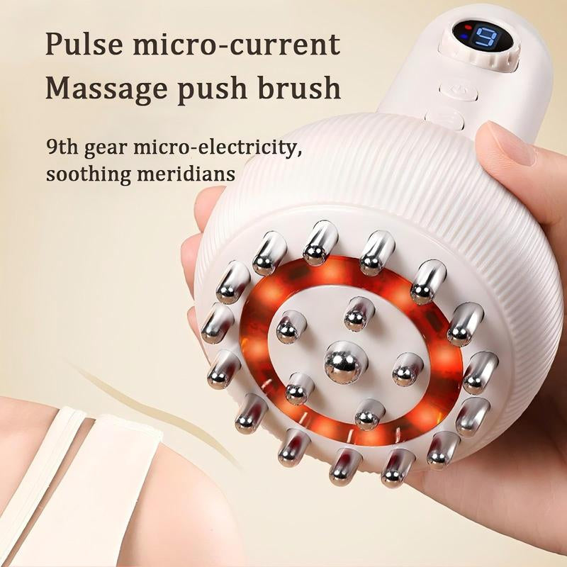 Deep Tissue Massage Device, Multi-Mode Home Portable Muscle Relaxer, Deep Heating Massager, Ideal Gift for Elders