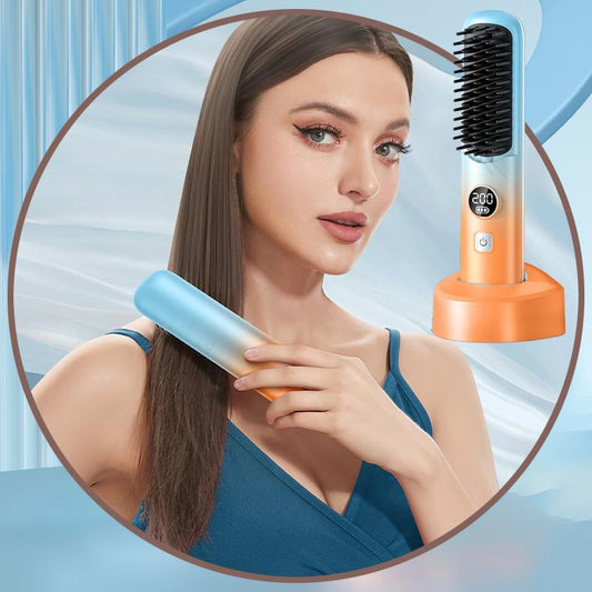 Wireless Portable Hair Straightener for Silky Hair, 5 Temperature Settings for All Hair Types, LED Display, Travel,Dual Voltage, Easy to Achieve Salon-Level Hair Straightening Effect at Home Comfort Christmas Haul 2024 Domino Mask Mrs Meyers Cleaner