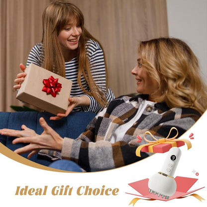 Deep Tissue Massage Device, Multi-Mode Home Portable Muscle Relaxer, Deep Heating Massager, Ideal Gift for Elders